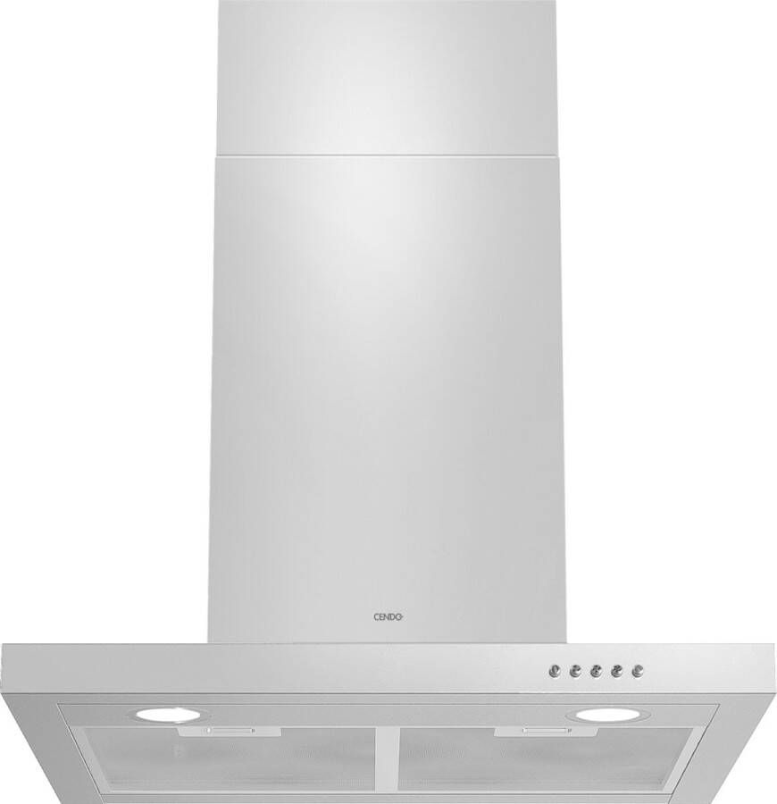 CENDO BMB516PDR Wand Afzuigkap 60 cm RVS 730 m³ h