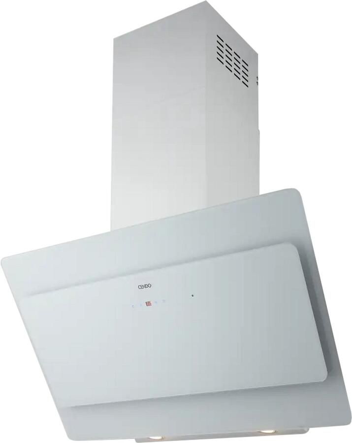 CENDO KR71EPDW Schuine Afzuigkap 90 cm Wit 850 m³ h A+ Fluisterstil