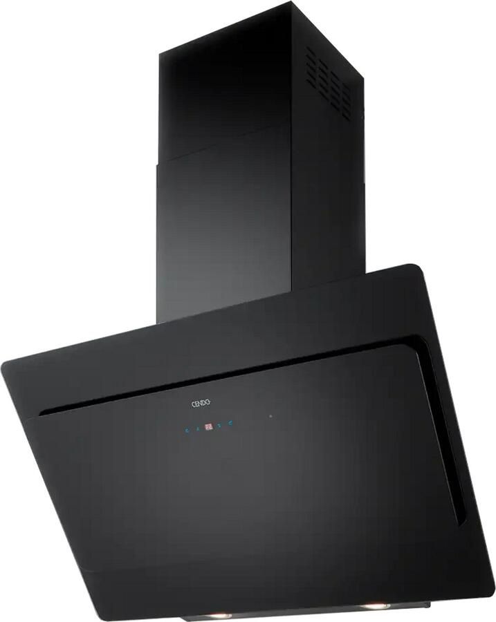CENDO KR71EPDZ Schuine Afzuigkap 90 cm Zwart 850 m³ h A+ Fluisterstil