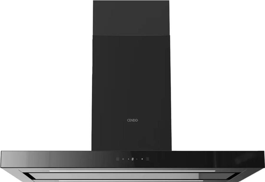 CENDO MB61EPDZ Eiland Afzuigkap 90 cm Zwart 900 m³ h