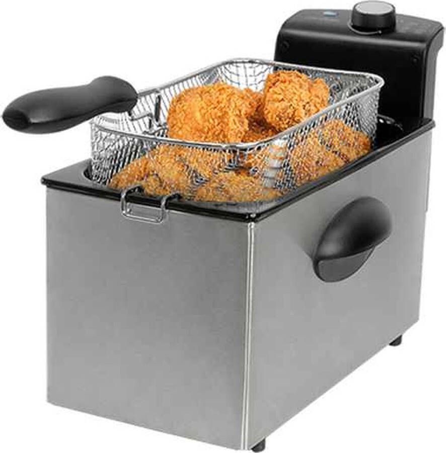 Ceotec Frituurpan Cecotec CleanFry 2 Liter inhoud RVS