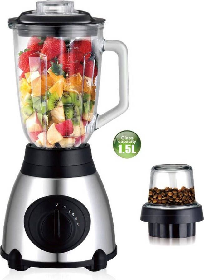 Cheffinger Blender 1.5L & coffeegrinder 100g Smoothie Shakes - Foto 2