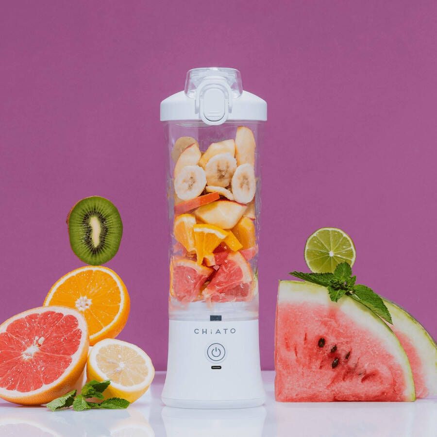 CHiATO BlendPLAY Travel Portable Blender White
