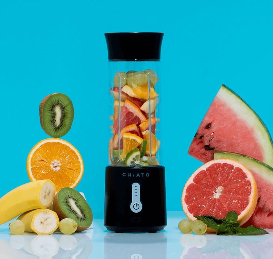 CHiATO blendPLAY Draagbare blender 500ml Zwart