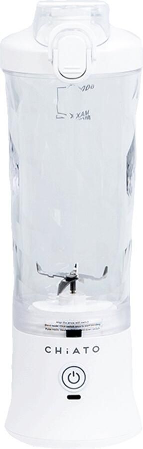 CHiATO blendPLAY Travel Draagbare blender 600ml Wit