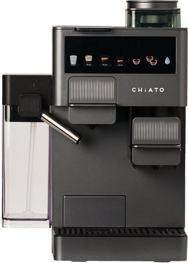 CHiATO coffeePLAY 5-in-1 Espresso Machine with Grinder & Milk System Grey