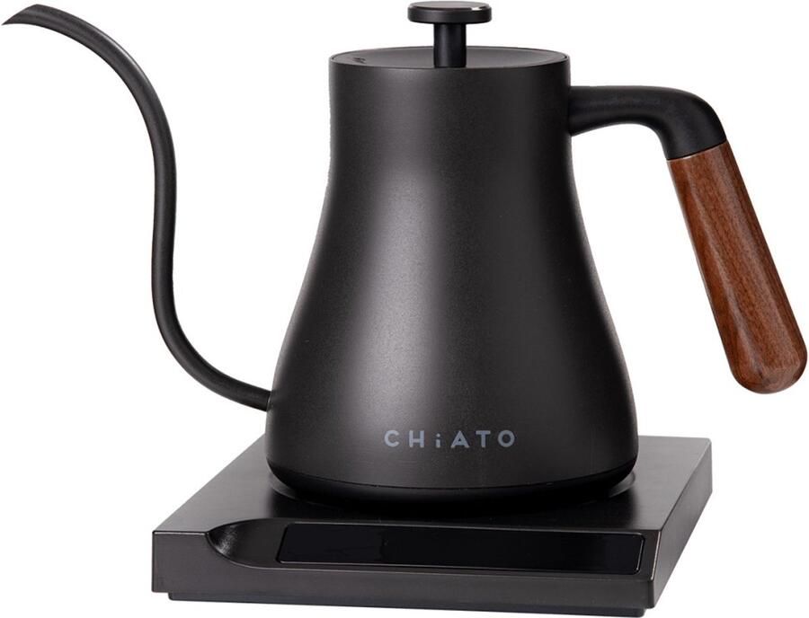 CHiATO Elektrische waterkoker flowPLAY Gooseneck 0.6 l – Zwart