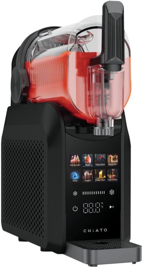 CHiATO slushiePLAY Softijs- en slushmachine – Zwart