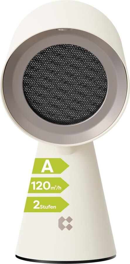 Ciarra VMPHW01 Mobiele Draagbare Mini Afzuigkap 120 m³ u Tafel Afzuigkap Recirculatie wit