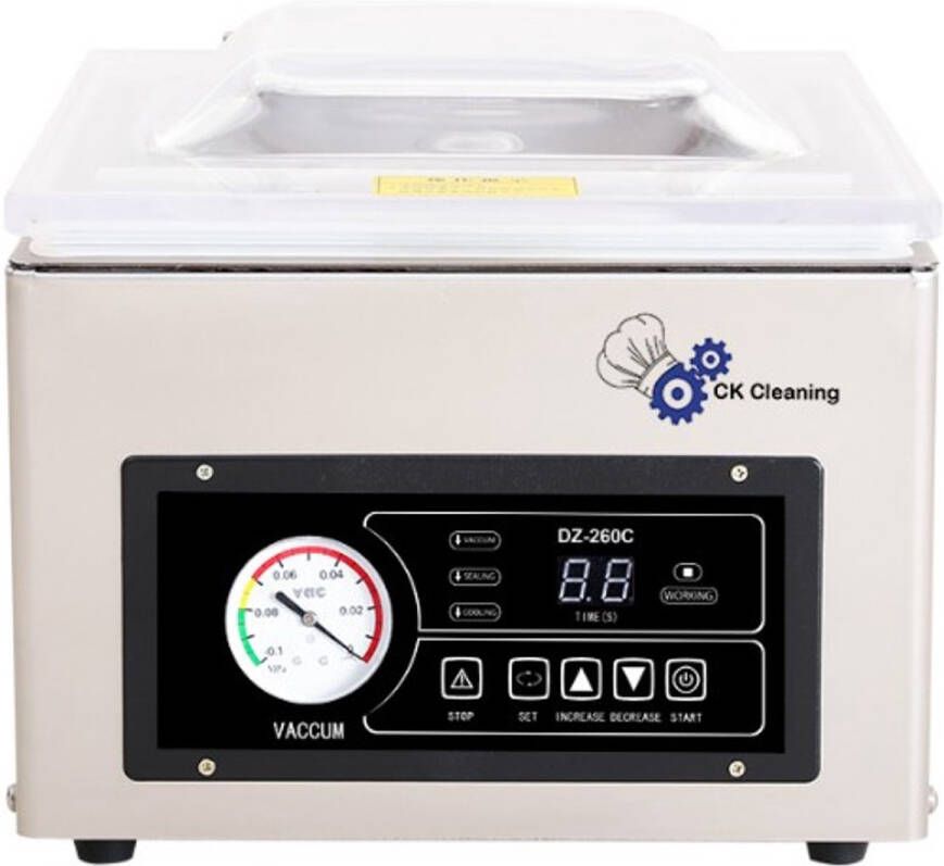 Ck Cleaning Vacumeermachine Vacuümkamer CK260 120W Horeca