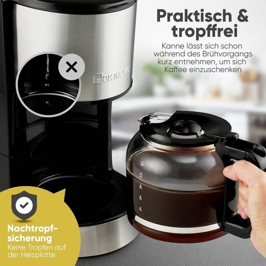 Clatronic KA 3808 Half automatisch Filterkoffiezetapparaat 1 5 l