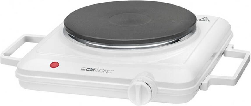Clatronic EKP 3582 Enkele elektrische Kookplaat -Wit -1500W