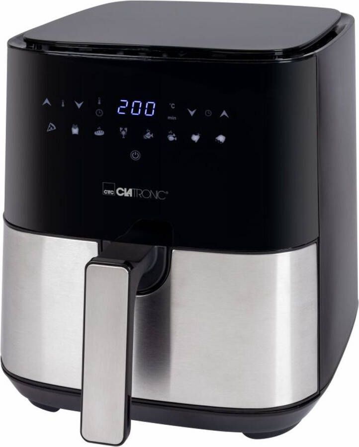 Clatronic FR 3782 H Airfryer 1450 W Convectiefunctie RVS Zwart