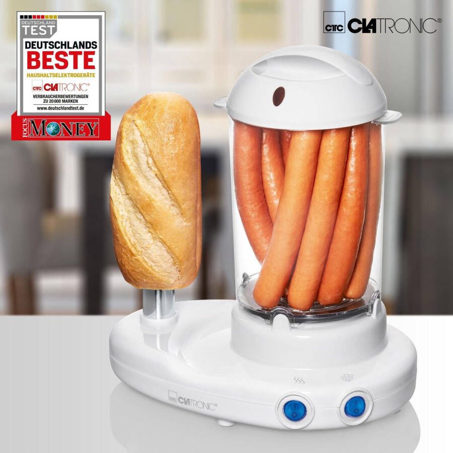 Clatronic HDM 3420 Hotdog maker & Eierkoker - Foto 2