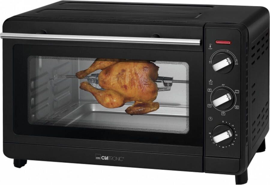 Clatronic MBG 3728 Multibakoven -30 Liter 1500 W Zwart Roestvrijstaal Grill