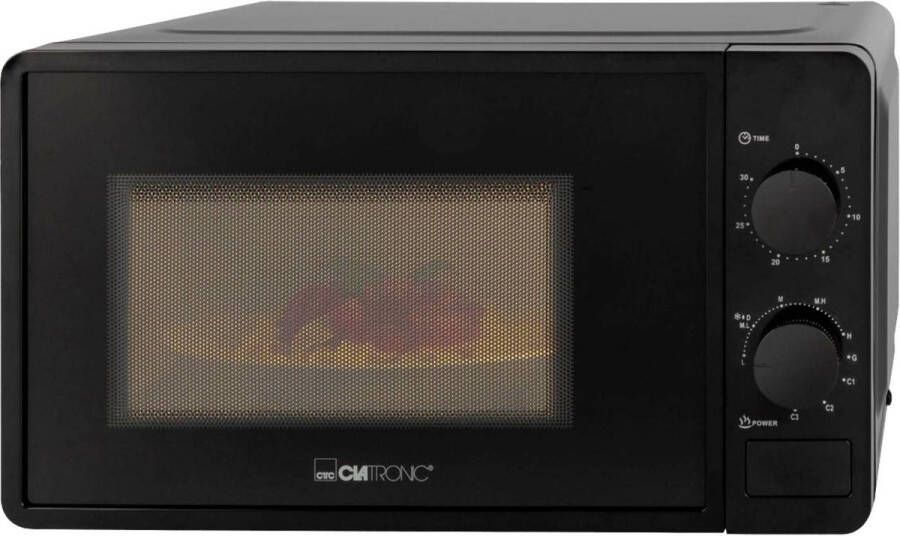 Clatronic MWG 792 Magnetron Zwart 700 W Grillfunctie Timerfunctie