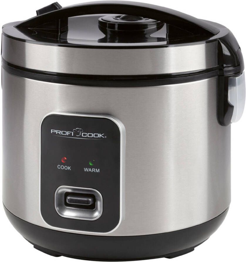 Clatronic ProfiCook RK 1285 Rijstkoker en Stoomkoker 1 2 liter RVS