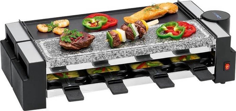 Clatronic RG 3678 Raclette Steengrill 4 Personen