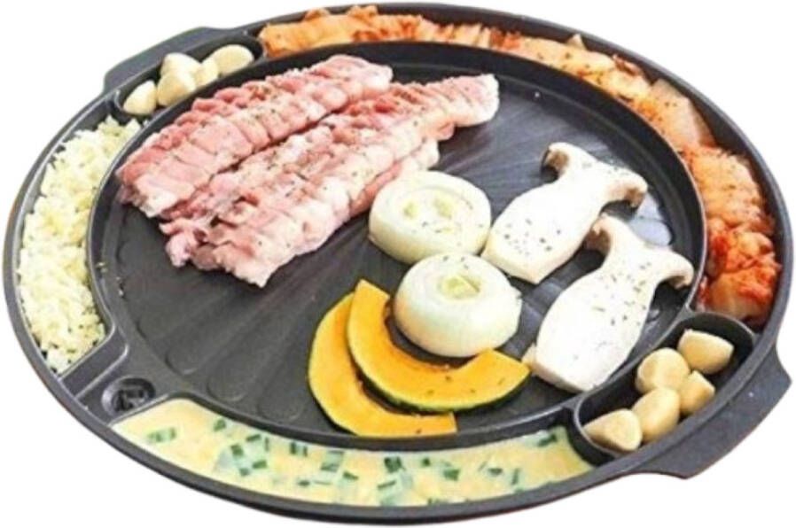 CLGP Koreaanse BBQ Hotpot Elektrisch Grill Gourmetstel