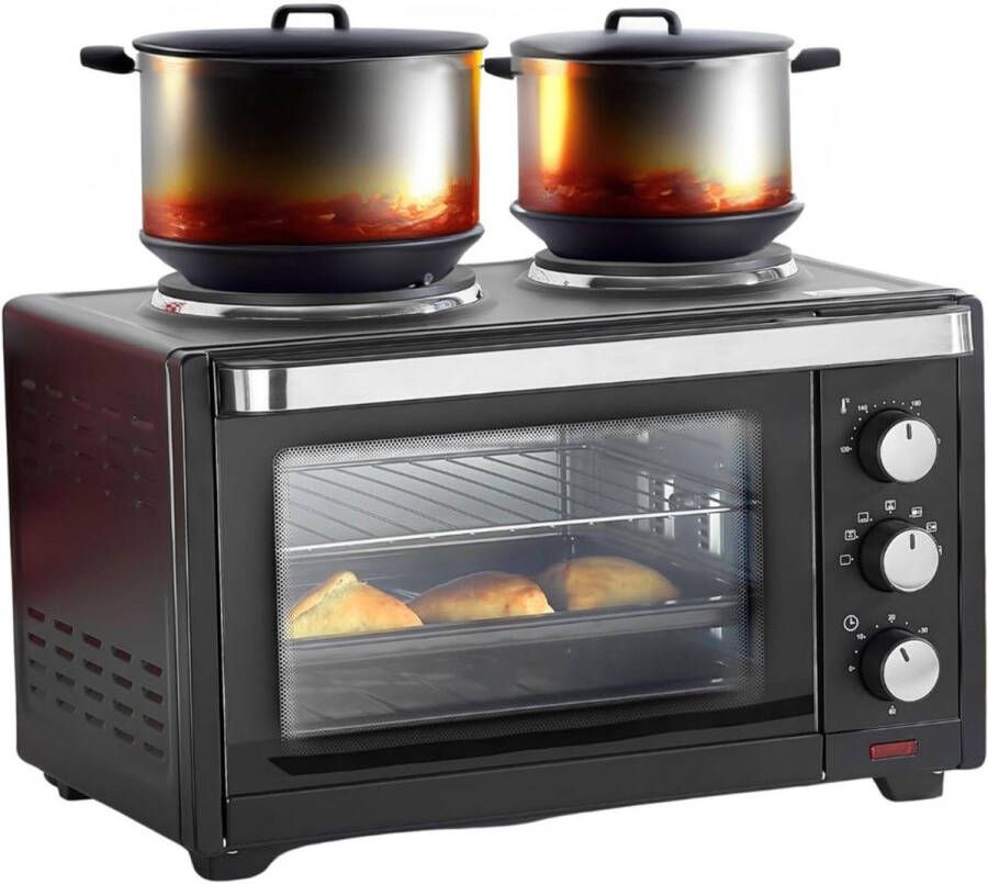 CLGP Mini Oven Vrijstaand Elektrische Oven 28L 3200 Watts
