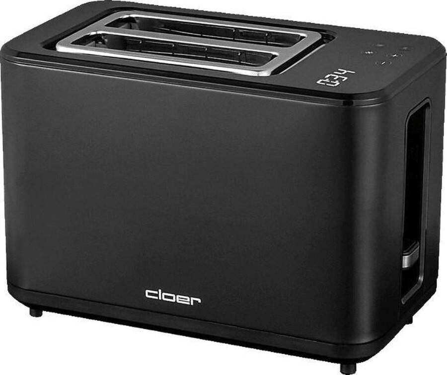 Cloer 3930 broodrooster 2 snede(n) 900 W Zwart