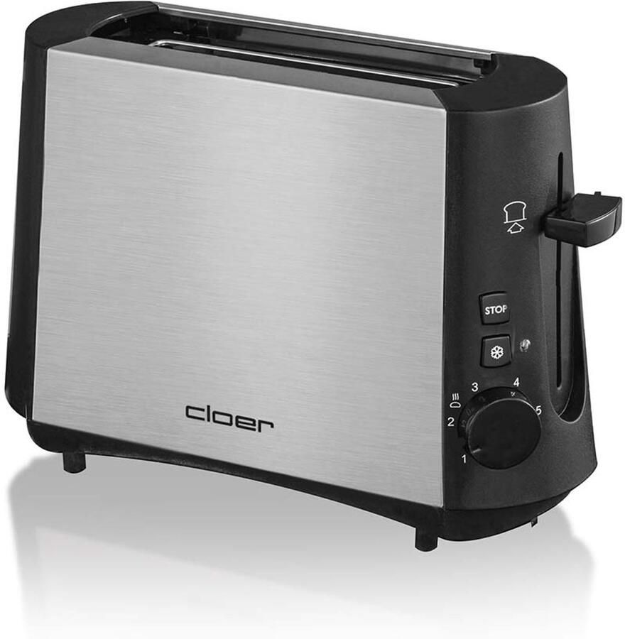 Cloer 3890 Broodrooster Zwart