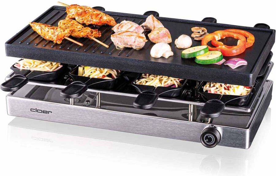 Cloer Raclette Grill (8 pers.) 6458