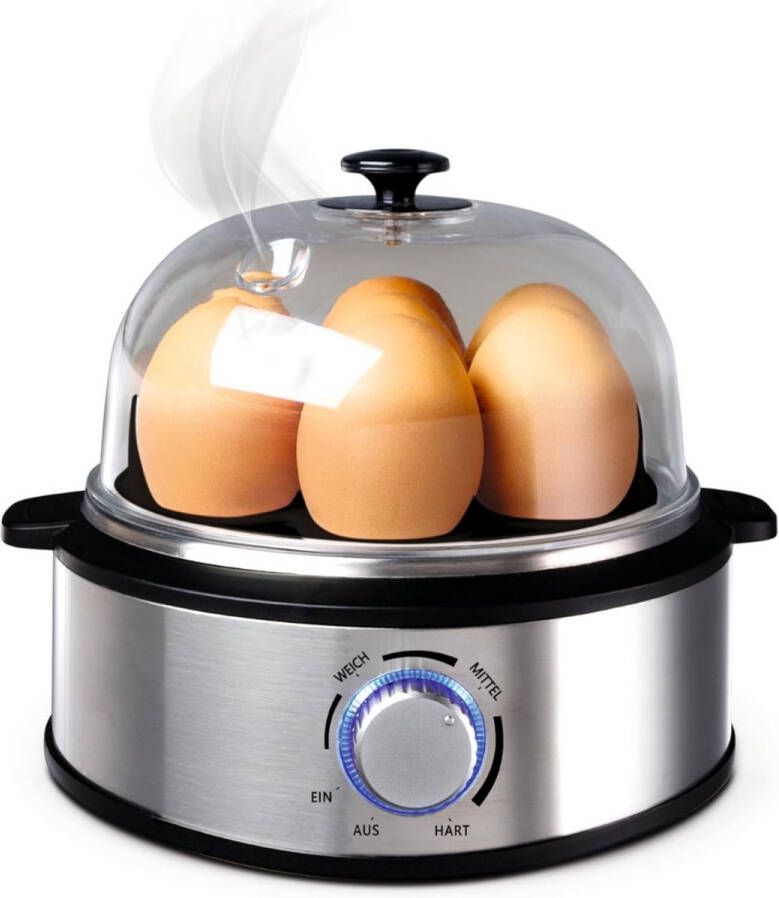 CLVP Eierkoker Electrisch Met Timer Roestvrij Staal
