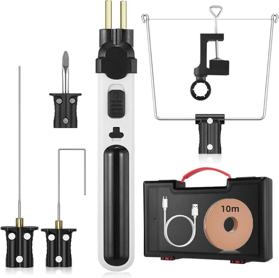 CLVP Professionele Piepschuimsnijder Gloeidraad Warm Snijmes Wit en Zwart