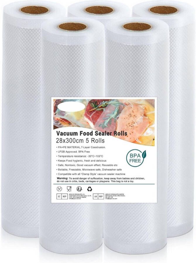 CLVP Vacuumrollen Vacuumzakken Vacumeermachine
