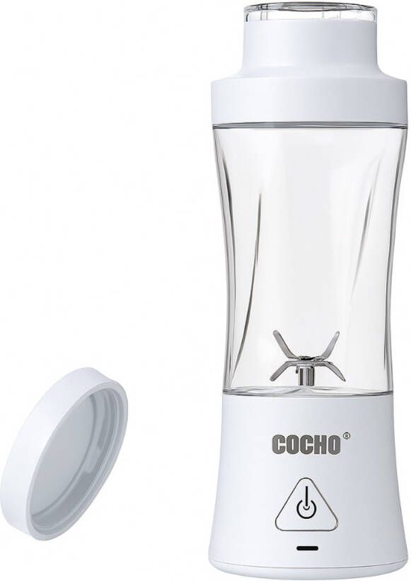 Cocho Blender To Go Smoothie Maker 650ML Oplaadbare Mini Blender Smoothies & Shakes Draadloos & Draagbaar Fruit Mixer USB Oplaadbaar