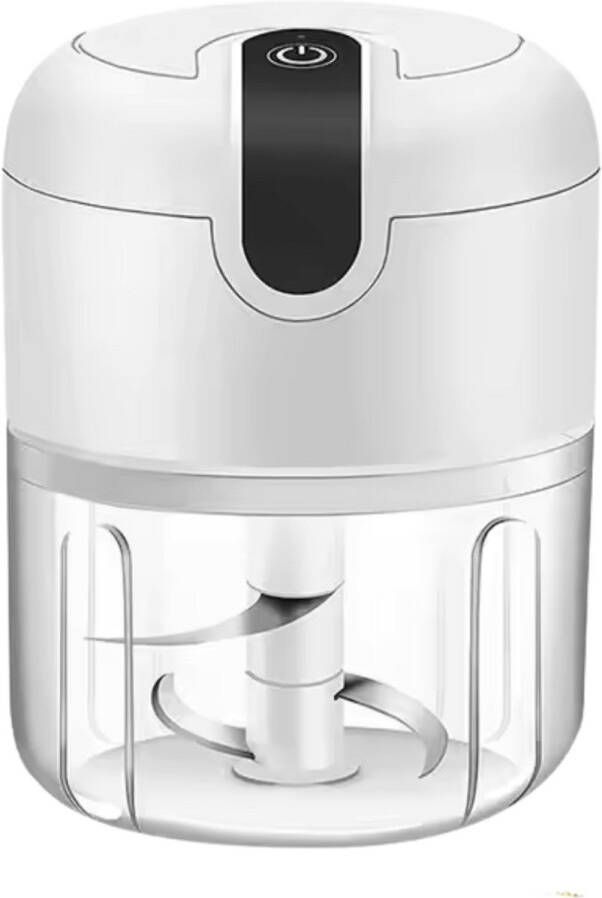 Cocho Hakmolen elektrische USB oplaadbal Mini Portable Chopper 250ml Wit Groentesijder Moederdag Cadeautje