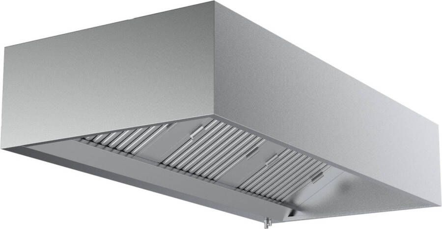 Combisteel Afzuigkap Doosmodel RVS 500m³ h Motor + Regelaar 1200mm