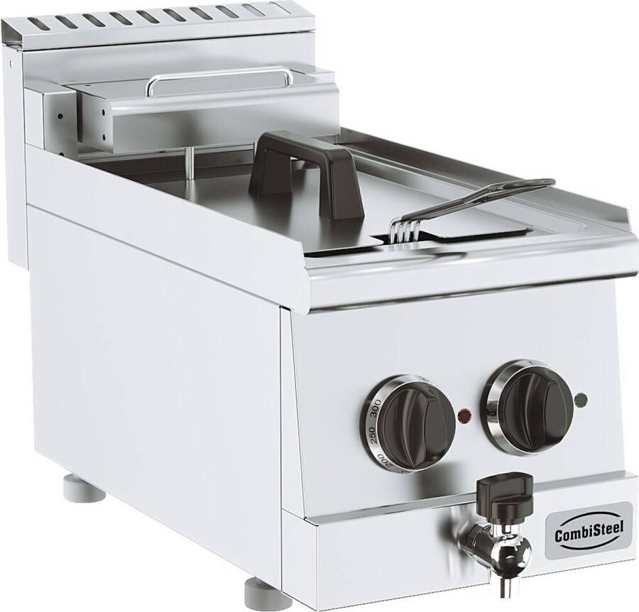 Combisteel BASE 600 FRITEUSE EL. 1X10L 230V**BREEDTE 300MM** 7178.0088 Horeca & Professioneel Horeca & Professioneel