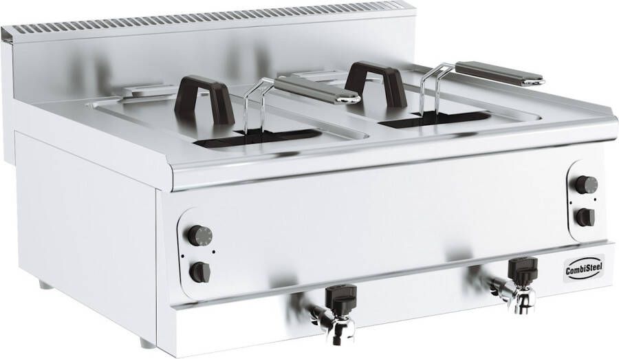 Combisteel Base 600 Gasfriteuse 2X8L 7178.0085 Horeca & Professioneel