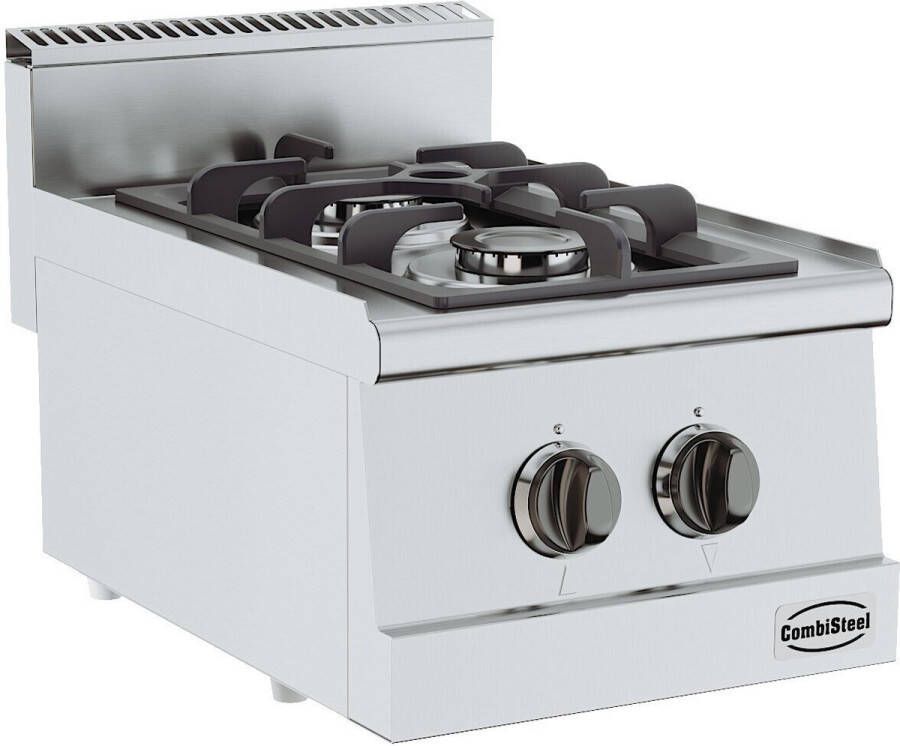 Combisteel Base 600 Gaskooktafel 2 Br 7178.0005 Horeca & Professioneel