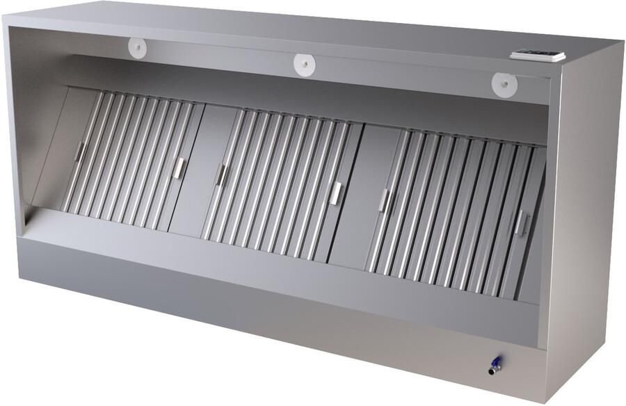Combisteel Afzuigkap Doosmodel RVS 500m³ h Motor + Regelaar 1200mm