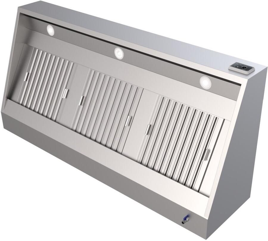 Combisteel Afzuigkap RVS 500m³ h Motor + Regelaar 1000mm