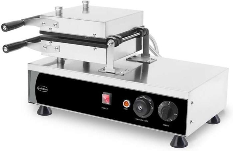 Combisteel DRAAIBAAR WAFELIJZER 2ST BRUSS 7540.0070 Horeca & Professioneel