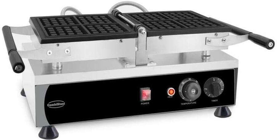 Combisteel DRAAIBAAR WAFELIJZER 4ST BRUSS 7540.0075 Horeca & Professioneel