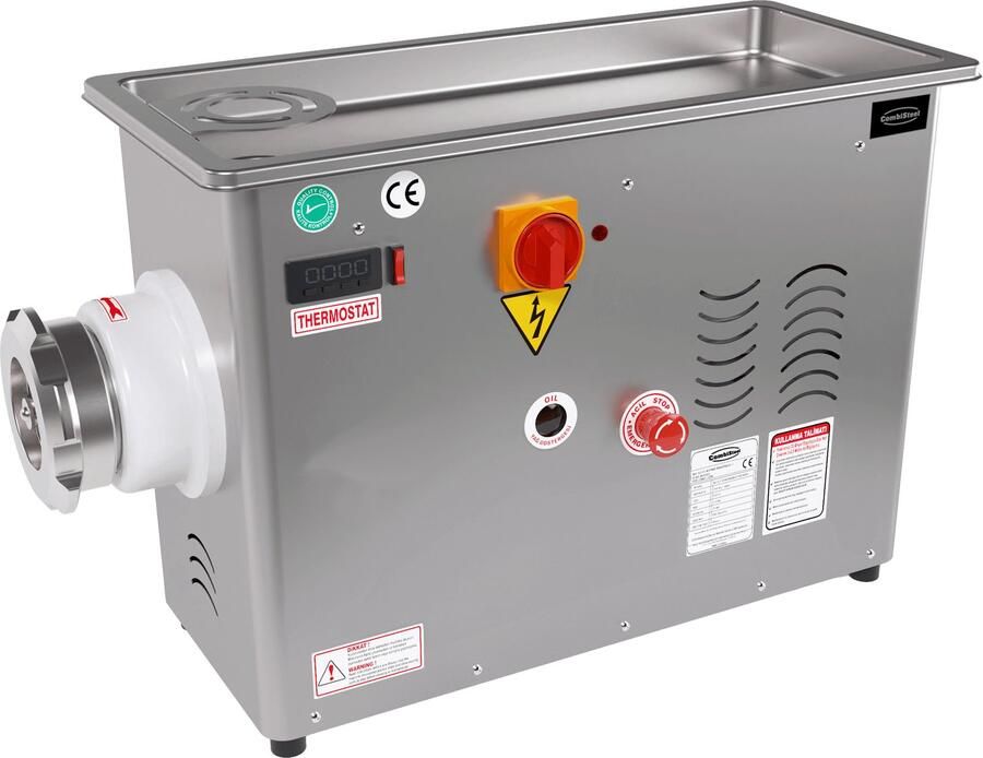 Combisteel Gehaktmolen Mes N°22 (Ø220mm) 450kg u Vaste Kop 230v 390x870x530mm 7073.0060