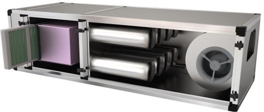 Combisteel Geurfilterkast Compleet 4800m³ 230V 1-1 kW 2050x970x670mm