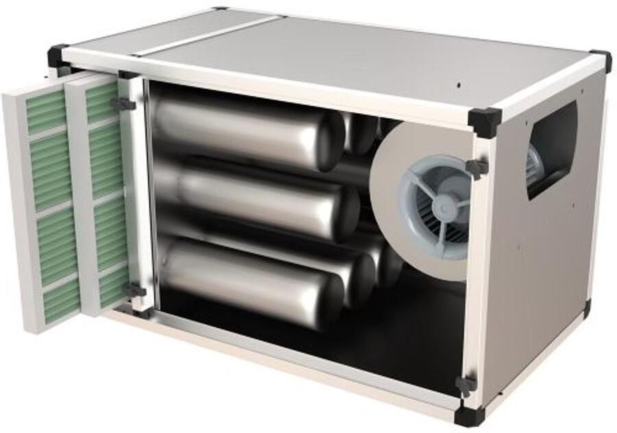 Combisteel Geurfilterkast Met Motor 4000m3 230v 0.55kw