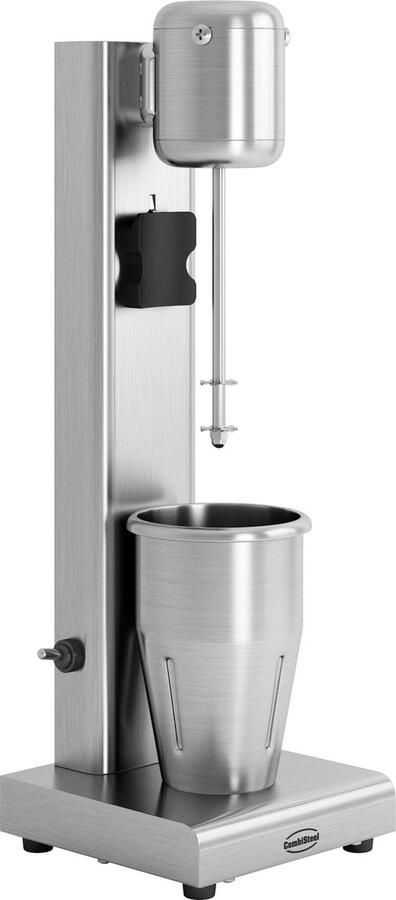 Combisteel Milkshaker enkel horeca Kwaliteit RVS