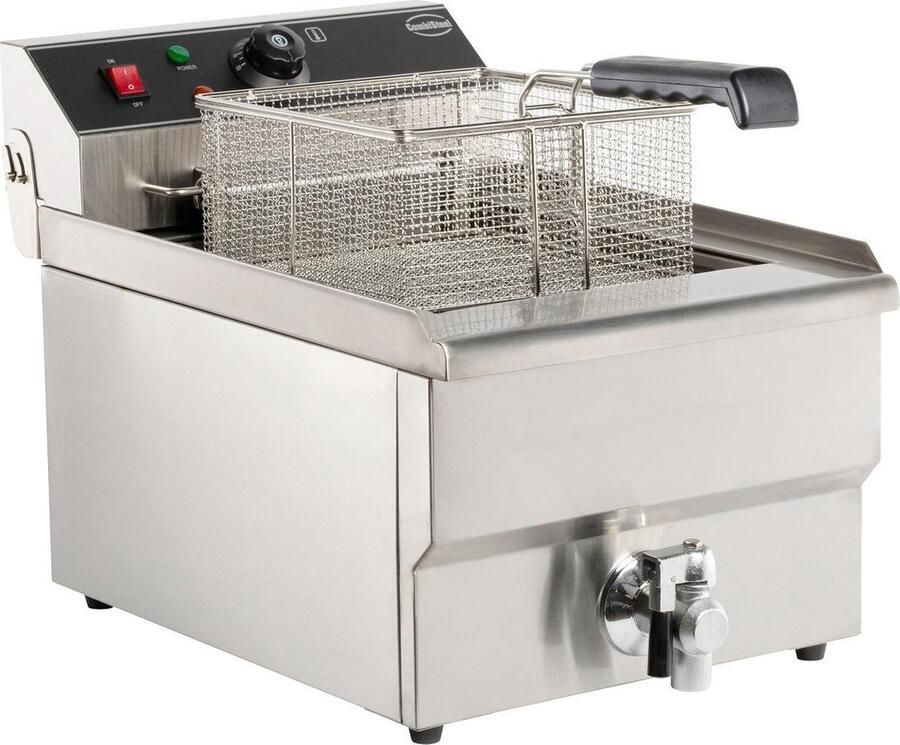 Combisteel Professionele Horeca Tafelfriteuse 1x10L. Elektrisch
