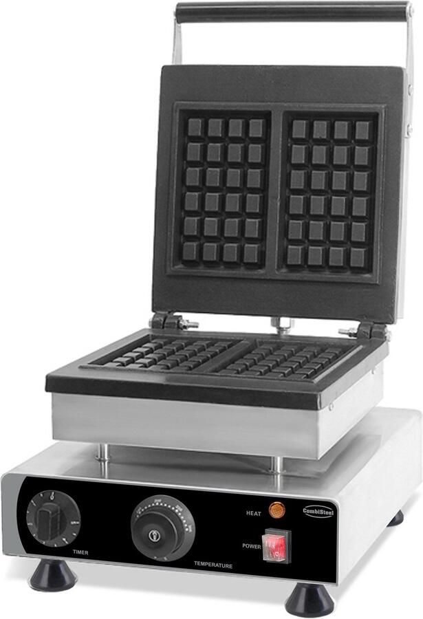 Combisteel WAFELIJZER 2ST BRUSSELSE WAFEL 7540.0055 Horeca & Professioneel