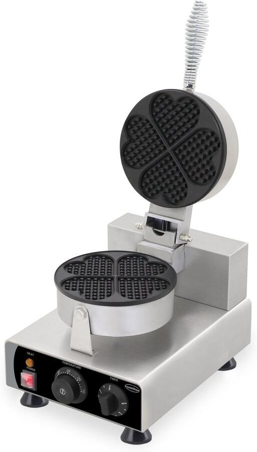 Combisteel WAFELIJZER 4ST HARTJES 7540.0050