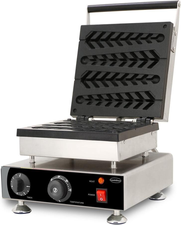 Combisteel WAFELIJZER 4ST LOLLY BOOM 7540.0090 Horeca & Professioneel