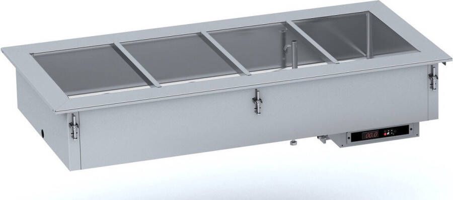 Combisteel Drop-In Bain-Marie 4 1 Handmatig Water Vullen 7495.0320