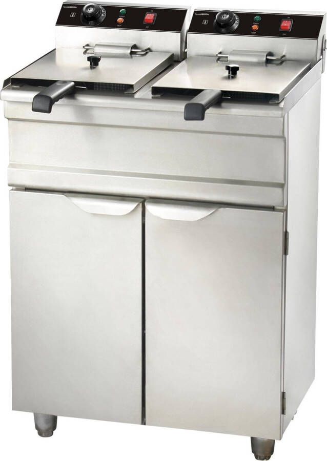 Combisteel Elektrische Friteuse 2X9 L 7455.0985 Horeca